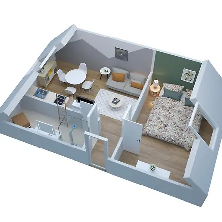 Apartment L'appart K-shmire- Cosy Et Spacieux, 4 Pers